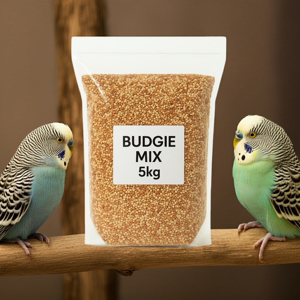 Premium Budgie Seed Mix – Balanced Daily Nutrition for Budgies & Small Birds